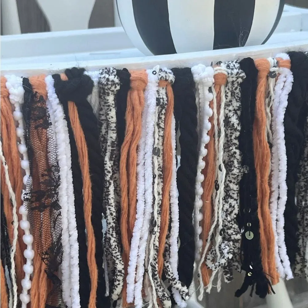 Holiday Halloween Tassel Garland